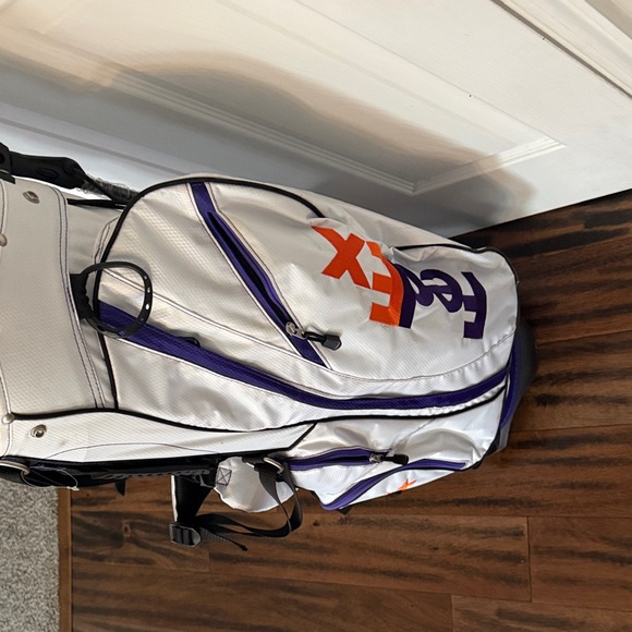 Onex White and Purple Golf Bag - Picture 4 of 6